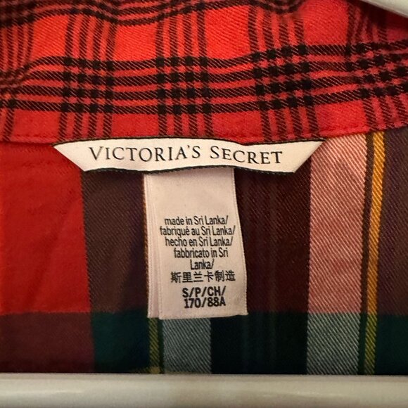 Victoria's Secret "Dream" Rhinestone Plaid PJ Romper - Picture 3 of 6